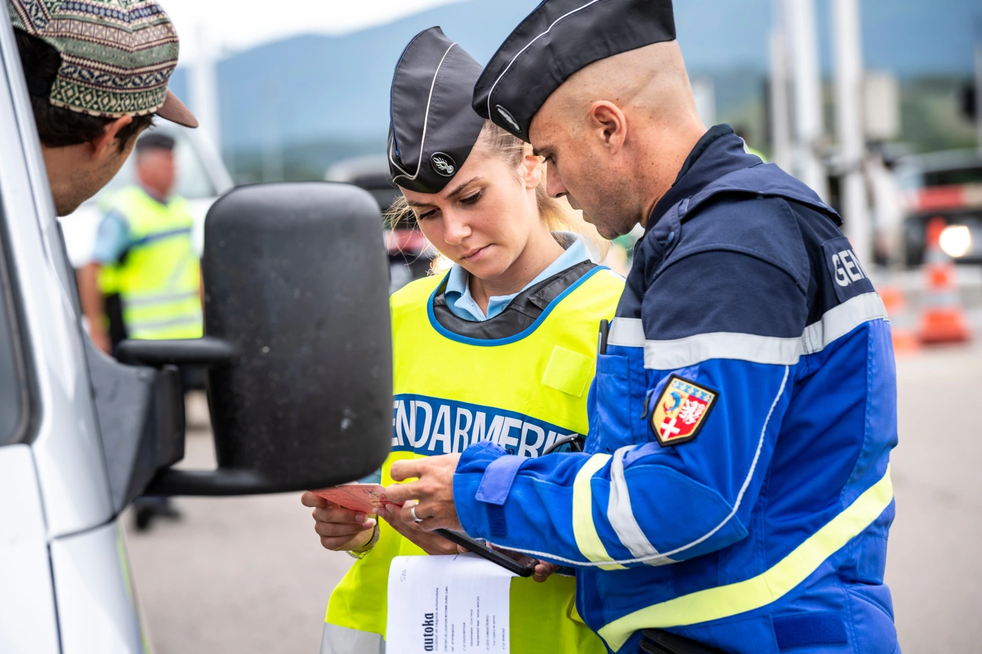 Gendarme adjoint volontaire en mission de contrôle